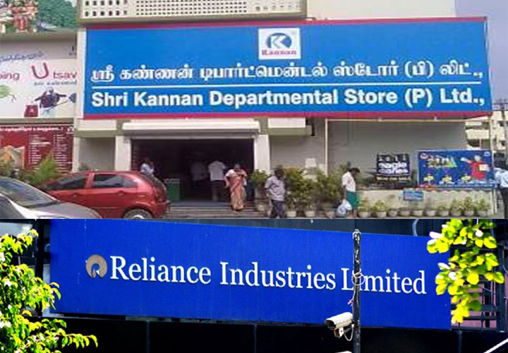 റിലയന്‍സ് ഇന്‍ഡസ്ട്രീസ് ലിമിറ്റഡ് 152.5 കോടി രൂപയ്ക്ക് ശ്രീ കണ്ണന്‍ ഡിപ്പാര്‍ട്ട്മെന്റല്‍ സ്റ്റോര്‍ പ്രൈവറ്റ് ലിമിറ്റഡ് ഏറ്റെടുക്കുന്നു