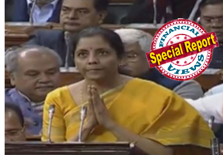 ബജറ്റ് അവതരണം തുടങ്ങി; മുന്‍ ധനമന്ത്രി അരുണ്‍ ജെയ്റ്റിലിയെ അനുസ്മരിച്ചുകൊണ്ടുള്ള ബജറ്റ്;  എല്ലാ വിഭാഗം ജനങ്ങളുടെ ക്ഷേമത്തിന് മുഖ്യ പരിഗണന; ജിഎസ്ടി നാല് ശതമാനം കുറച്ചതോടെ കുടുംബ ചിലവ് കുറഞ്ഞു