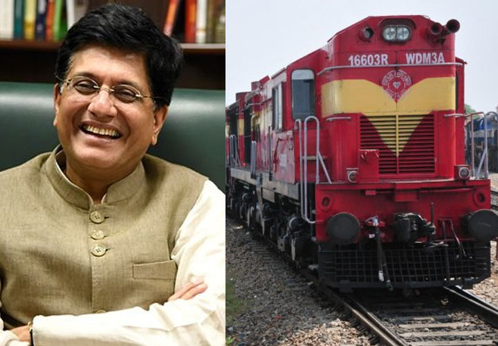 'വരുന്ന 10 വര്‍ഷത്തിനകം റെയില്‍വേയില്‍ 100 ശതമാനം വൈദ്യുതീകരണം നടത്തും'; അന്തരീക്ഷ മലിനീകരണം അടക്കമുള്ള കാര്യങ്ങള്‍ കണക്കിലെടുത്താണെന്ന് കേന്ദ്ര റെയില്‍വേ മന്ത്രി പിയൂഷ് ഗോയല്‍